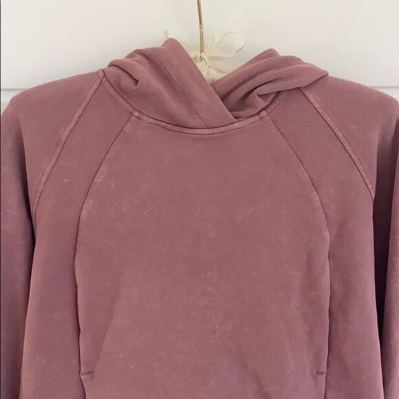 Lululemon Scuba Hoodie Pullover Washed Quicksand Size 4 - Picture 6 of 14